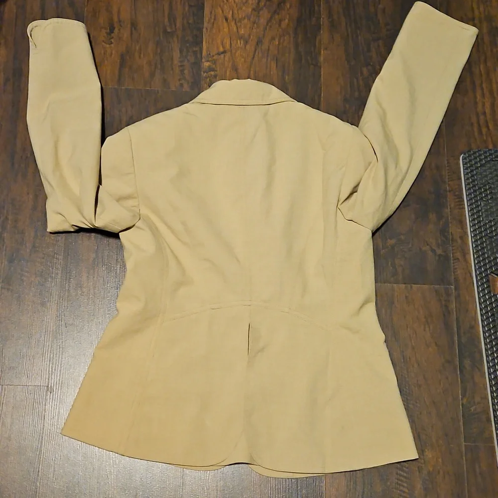 Beige Women's Blazer - Picture 6 of 6